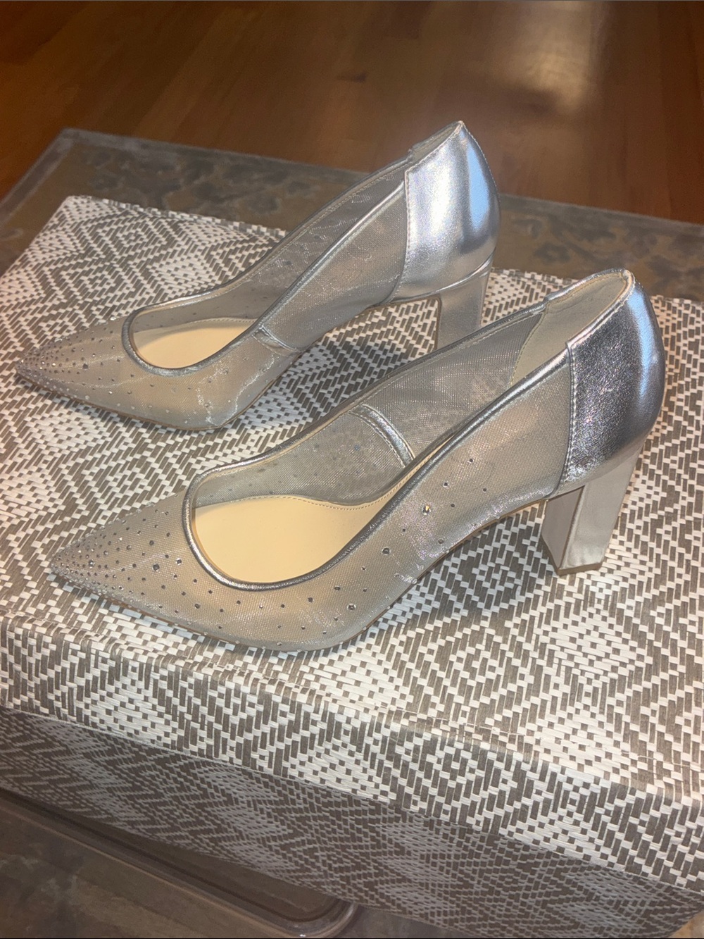 Jessica Simpson sparkle heel